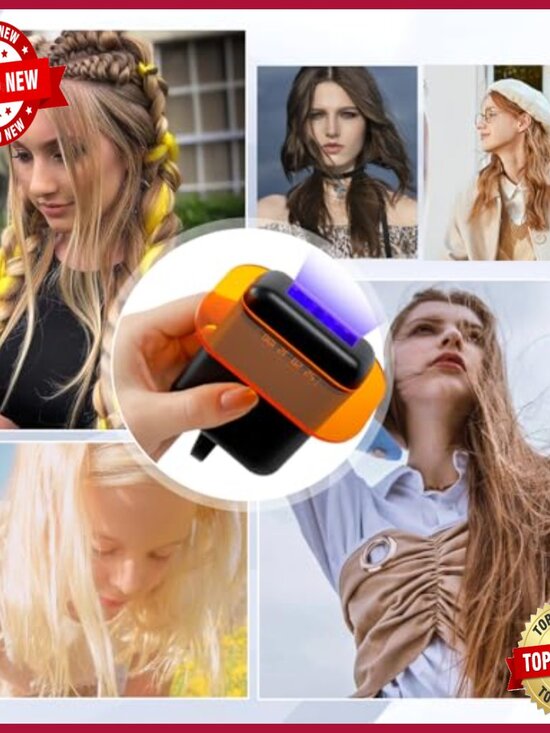 Portable UV Hair Extension Machine Fast Curing Lamp for Wig Extensions
